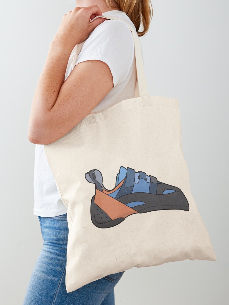 Men Shoes Illustration - Climbing Shoe Illustration Tote Bag woman