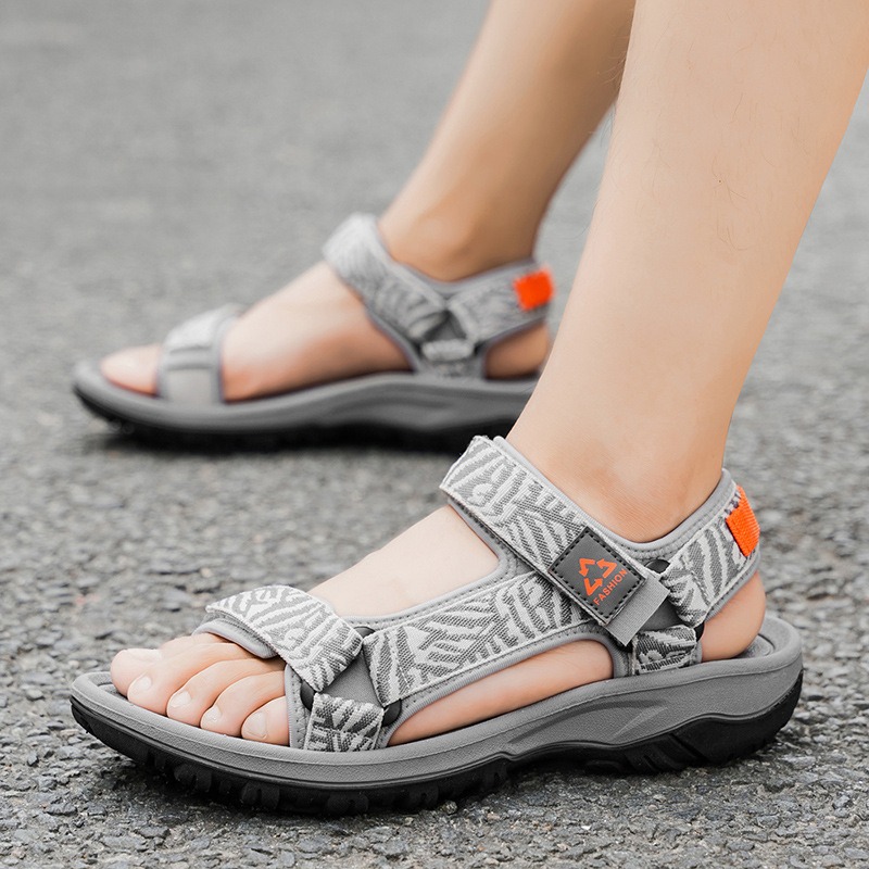Men Shoes Velcro - Men's Orthopedic Slide Sandals - Summer