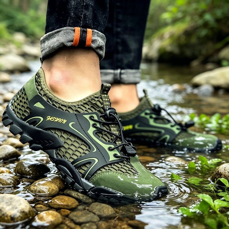 Men Shoes Sneakers - YUYIIN Sneakers Men Outdoor Anti-slip Wear-resistant