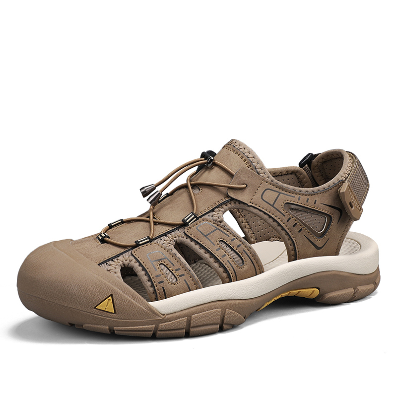 Men's Handmade Simple Sandals, - Men Shoes Velcro recension och pris