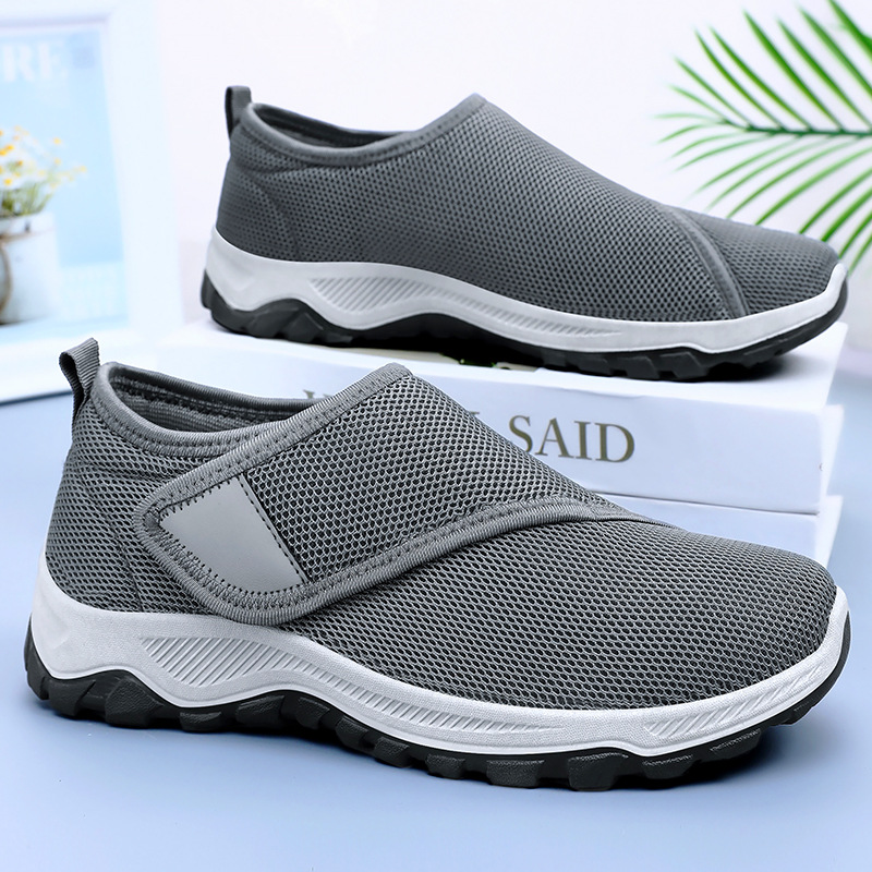2026 New Summer Men's Mesh Sho - Men Shoes Velcro recension och pris