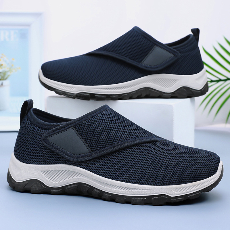 2026 New Summer Men's Mesh Sho - Men Shoes Velcro recension och pris