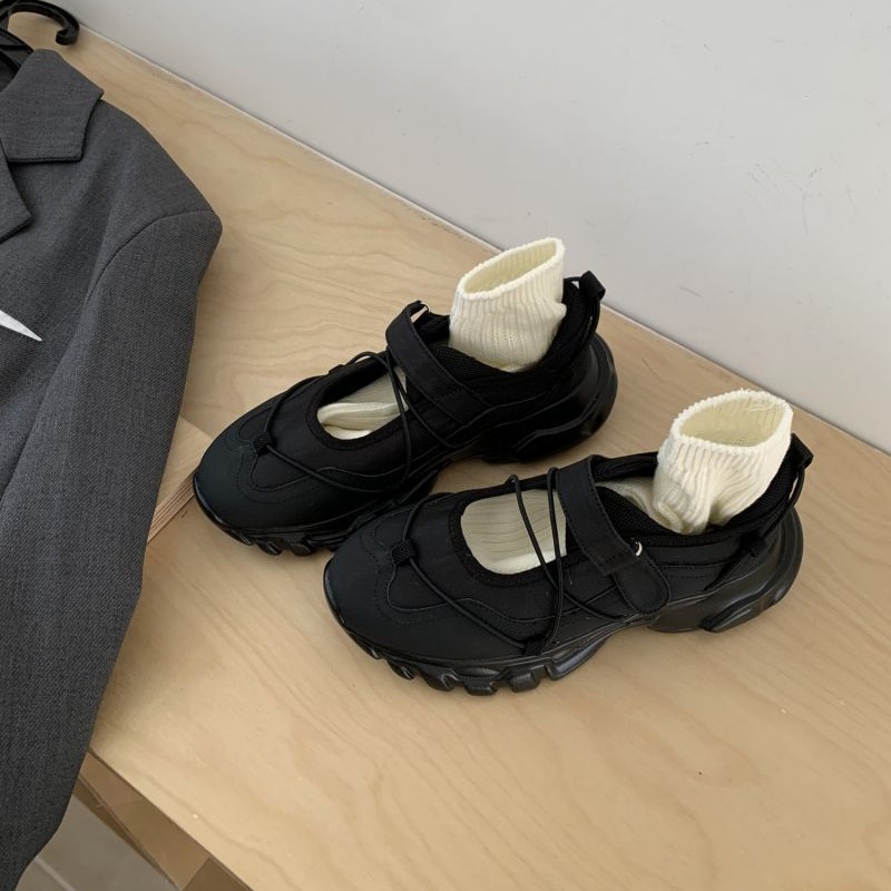 Sporty Chunky Platform Mary Ja - Men Shoes Velcro recension och pris