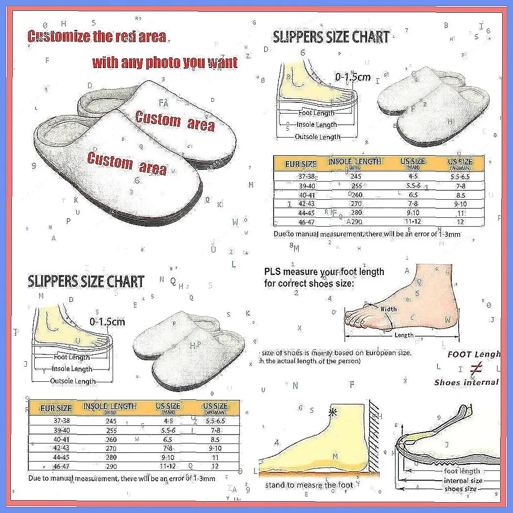 Custom Personalized Slippers f - Men Shoes Name recension och pris