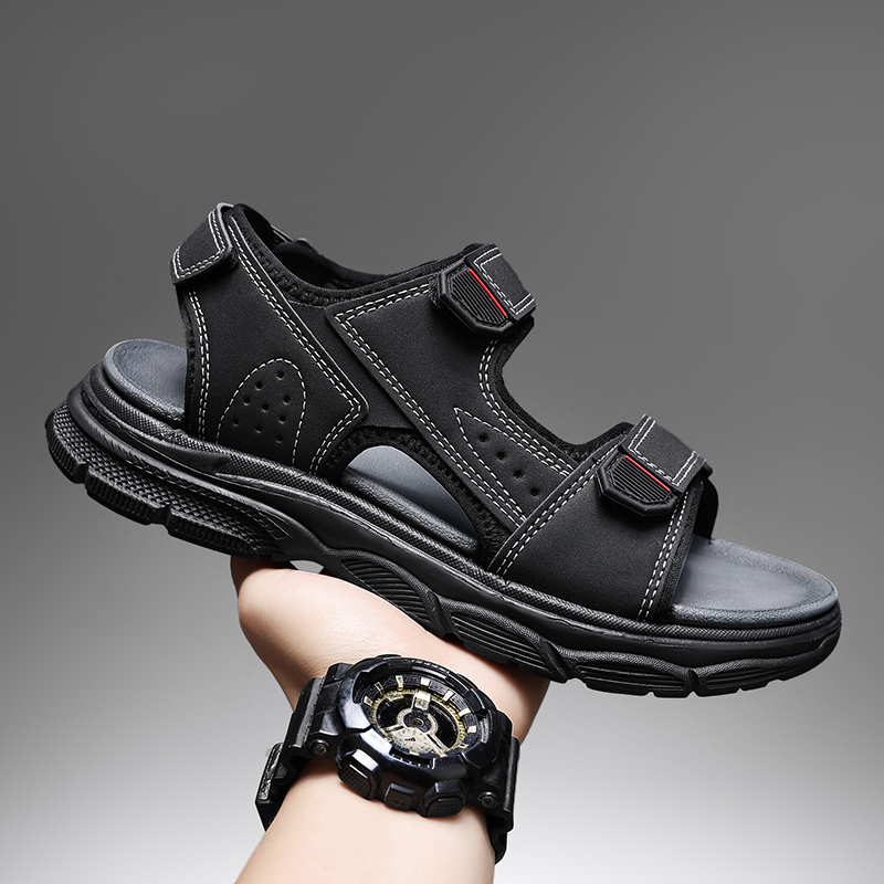 Men's Outdoor Sandals with Adj - Men Shoes Velcro recension och pris