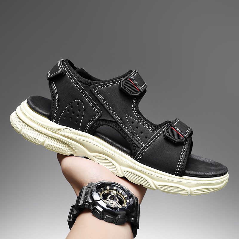 Men's Outdoor Sandals with Adj - Men Shoes Velcro recension och pris