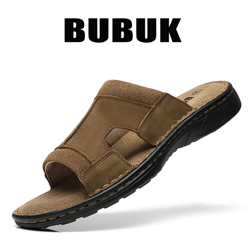 Bubuk Men's Outdoor Slip-On Le - Men Shoes Velcro recension och pris