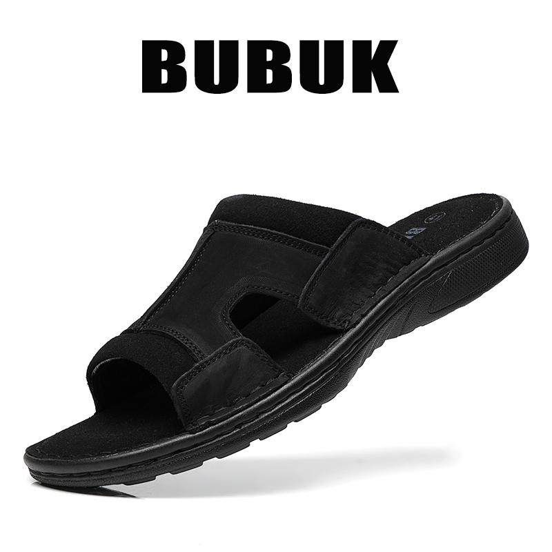 Bubuk Men's Outdoor Slip-On Le - Men Shoes Velcro recension och pris