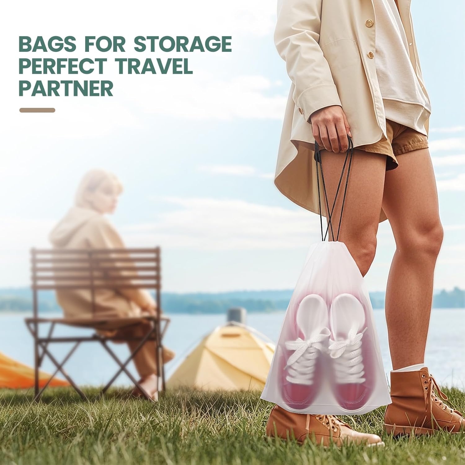 23 Pack Shoe Bags for Travel,  - Men Shoes Essentials recension och pris