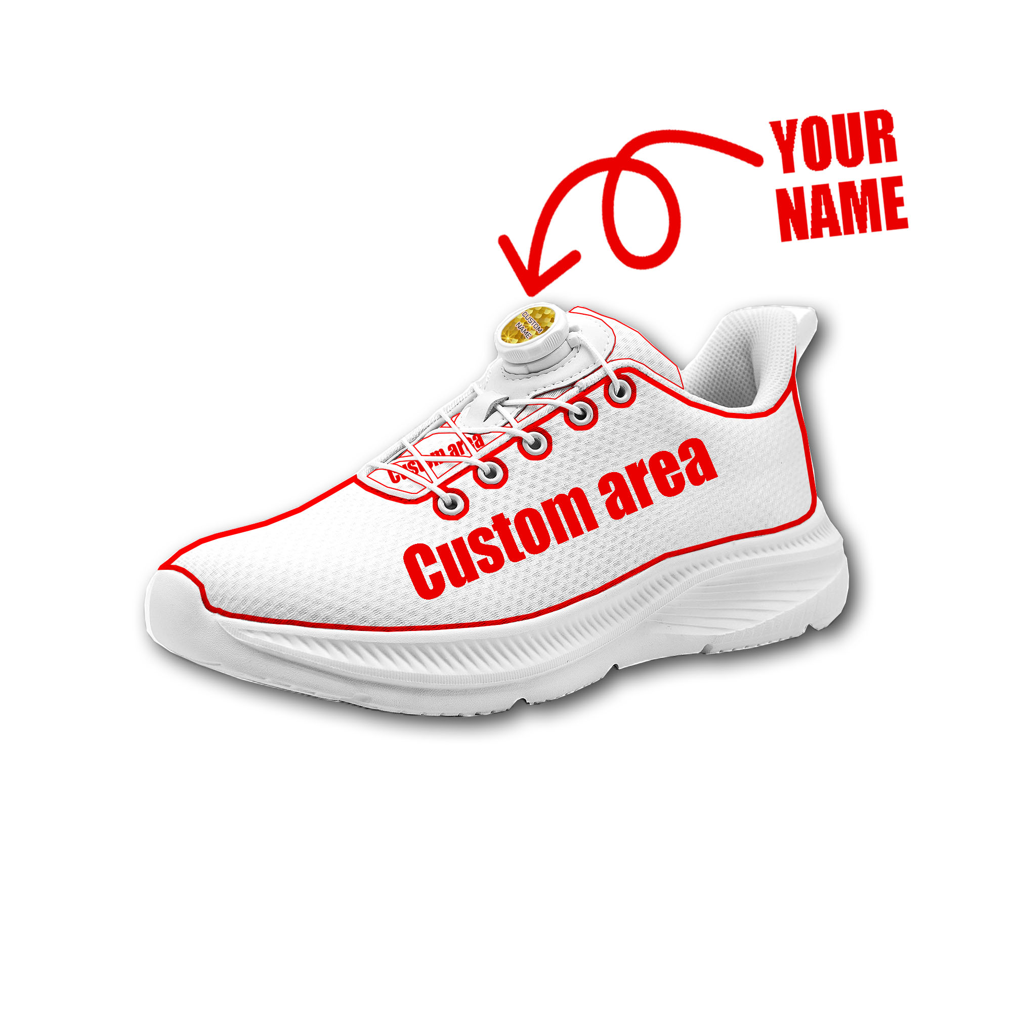 Custom Walking Shoes Men Woman - Men Shoes Name recension och pris