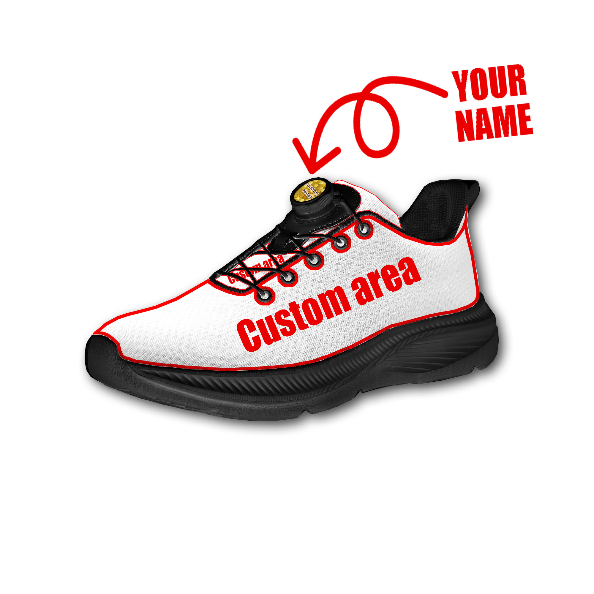 Custom Walking Shoes Men Woman - Men Shoes Name recension och pris