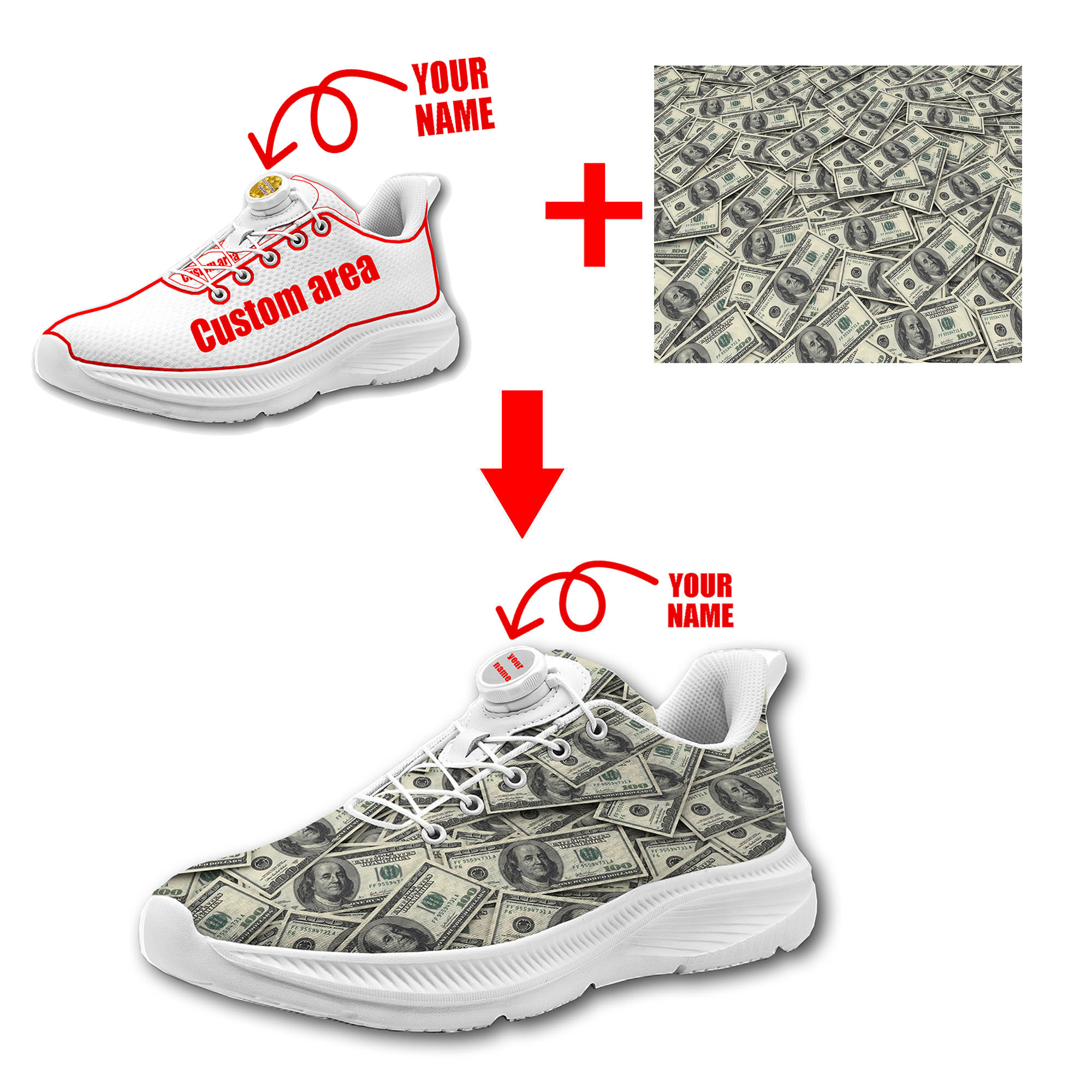 Custom Walking Shoes Men Woman - Men Shoes Name recension och pris