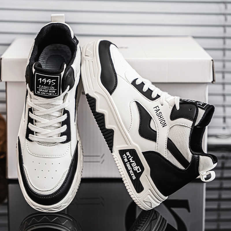 Round Foot Normal Leather Spor - Men Shoes Name recension och pris