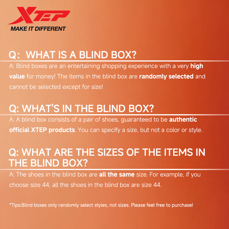 Xtep Hot Mystery Box For Men W - Men'S Shoes Limited Edition recension och pris
